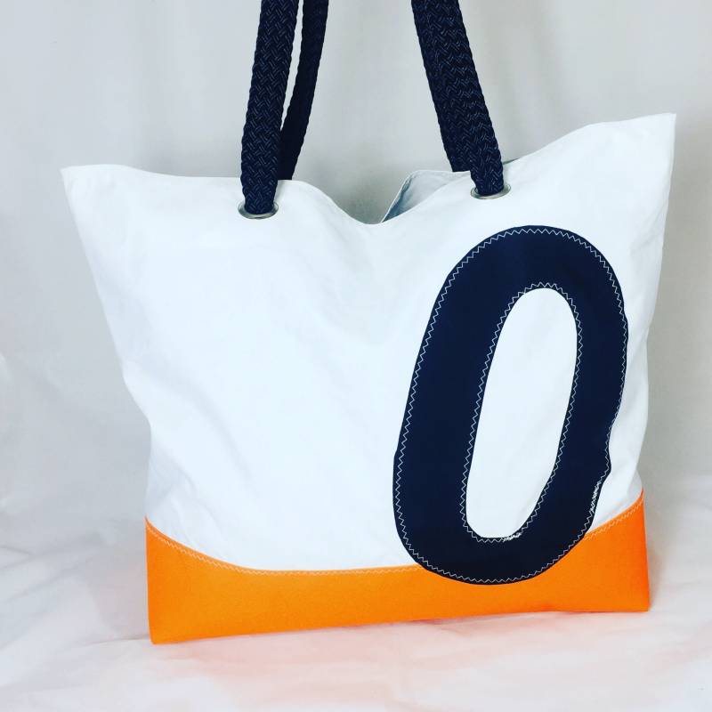 Sea Bag Upcycled Bag Handgefertigte Recycled Sail Strand Reisetasche Frauen von BientotDimanche