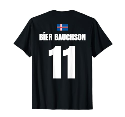 Bíer Bauchson Island Sauf Trikot Herren Partyurlaub T-Shirt von Bíer Bauchson Island Sauf Trikot Partyurlaub