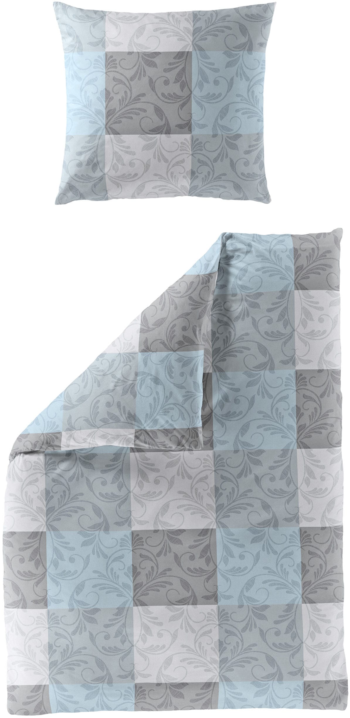 BIERBAUM Bettwäsche "3092" 2 Stk. tlg. Biber, 100 % Baumwolle, pflegeleicht, kuschelig weich von Bierbaum