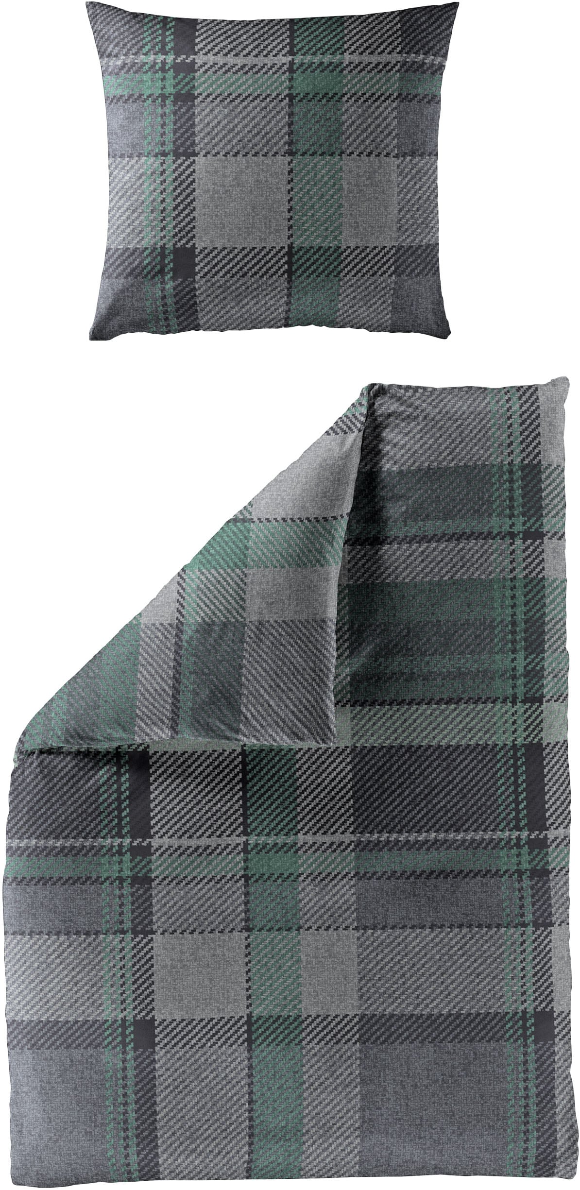 BIERBAUM Bettwäsche "4046" 2 Stk. tlg. in Renforcé und Biber aus 100% Baumwolle, kuschelig weich BIERBAUM Bettwäsche "4046" 2 Stk. tlg. in Renforcé und Biber aus 100% Baumwolle, kuschelig weich von Bierbaum