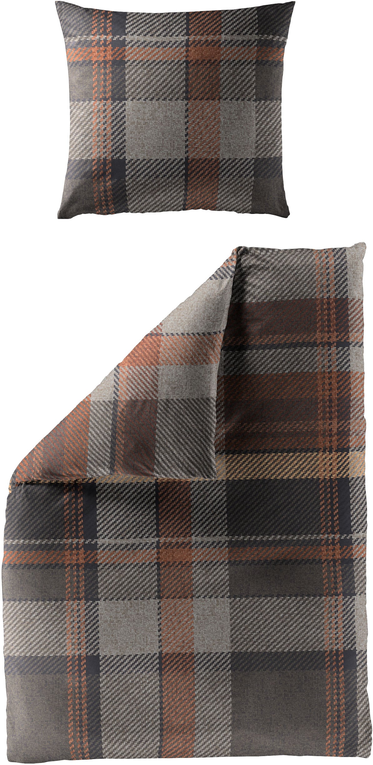 BIERBAUM Bettwäsche "4046" 2 Stk. tlg. in Renforcé und Biber aus 100% Baumwolle, kuschelig weich BIERBAUM Bettwäsche "4046" 2 Stk. tlg. in Renforcé und Biber aus 100% Baumwolle, kuschelig weich von Bierbaum