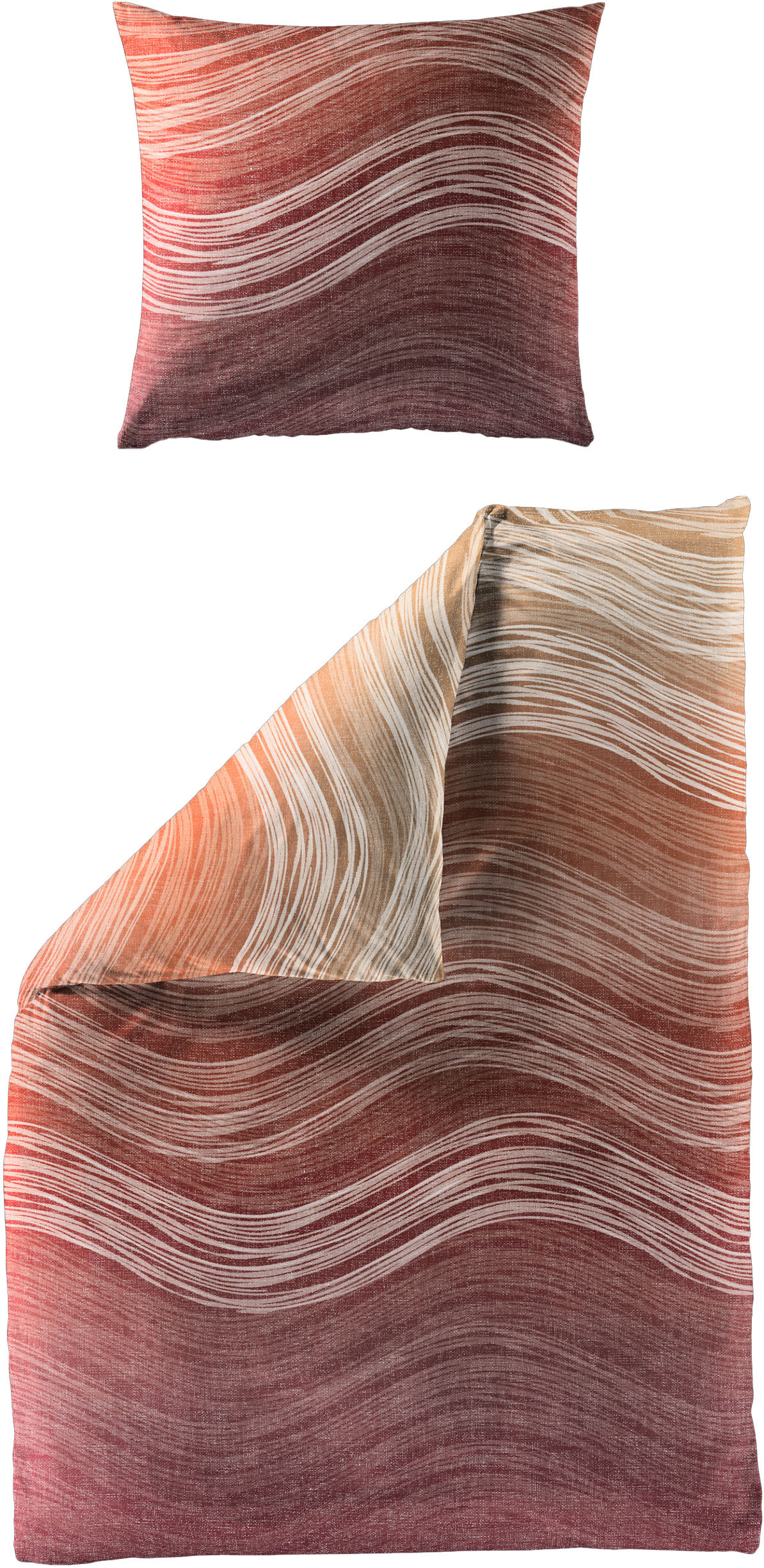 BIERBAUM Bettwäsche "4061" 2 Stk. tlg. Mako-Satin, 100 % Baumwolle, pflegeleicht von Bierbaum