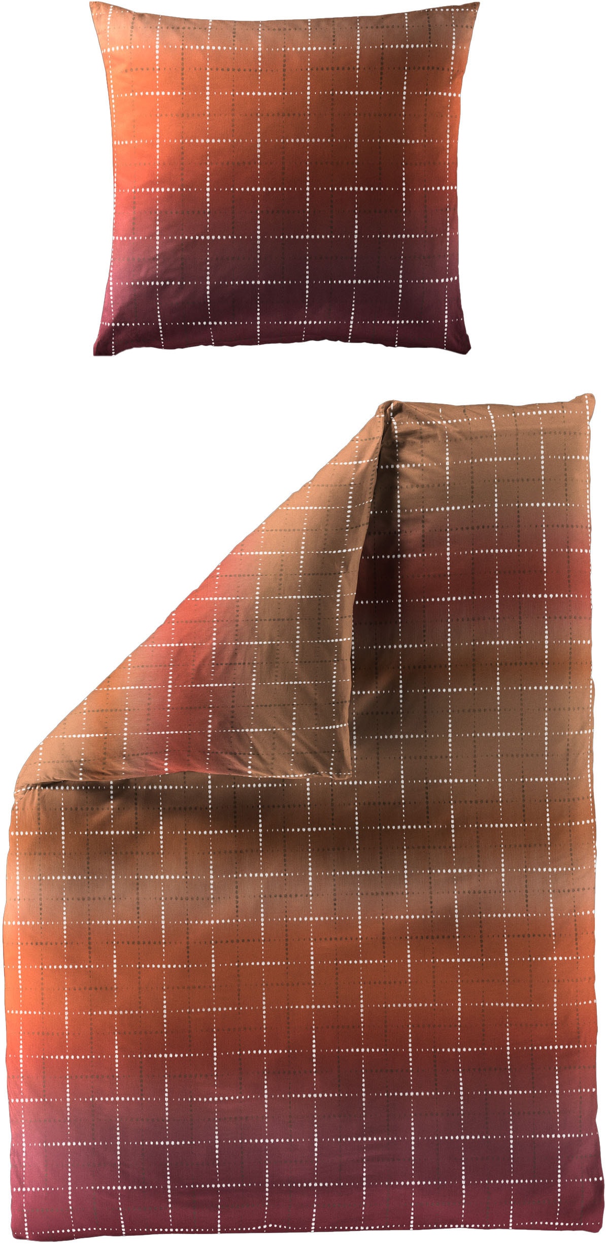 BIERBAUM Bettwäsche "4062" 2 Stk. tlg. Mako-Satin, 100 % Baumwolle, pflegeleicht von Bierbaum