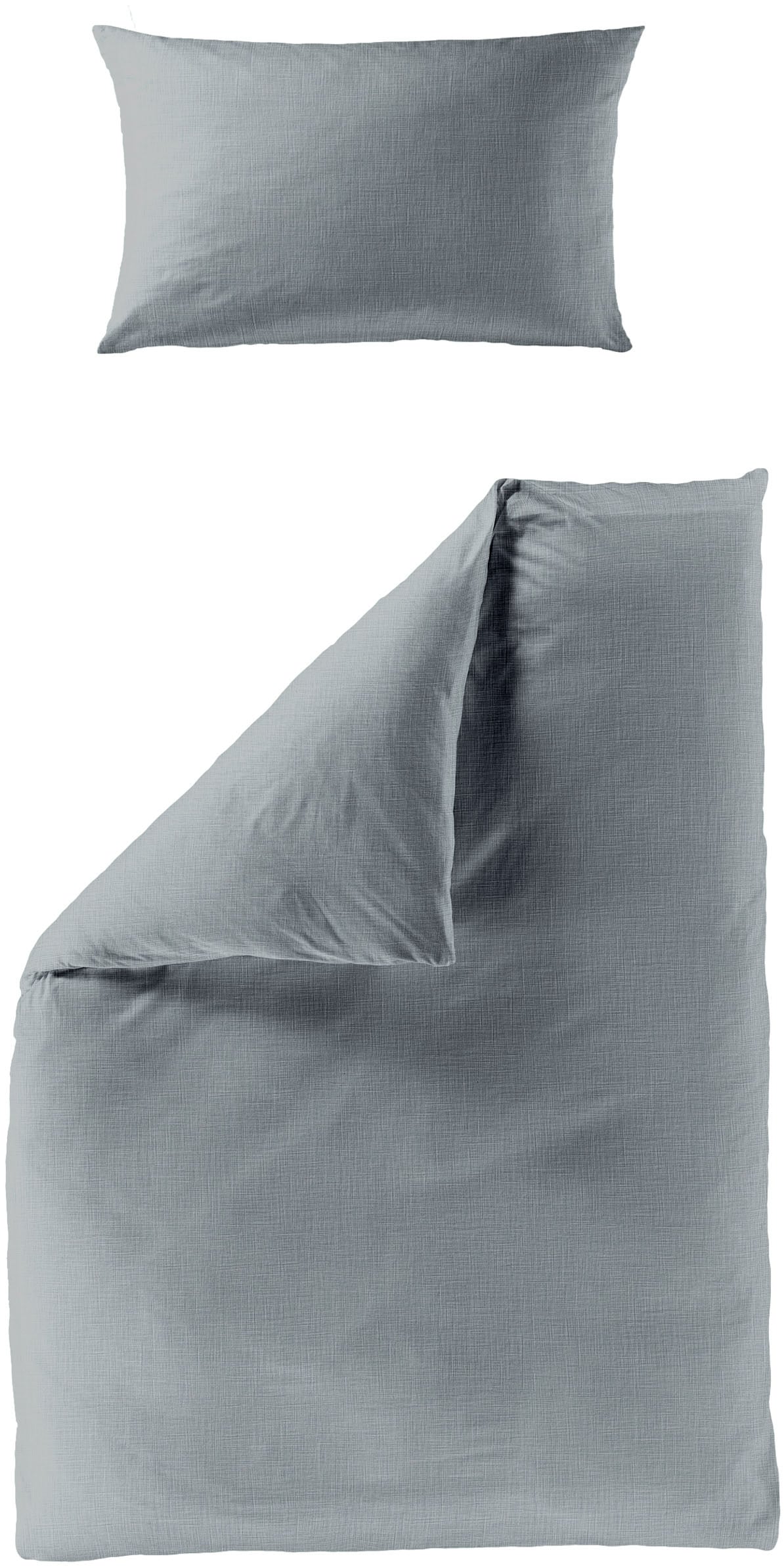 BIERBAUM Bettwäsche "4129" 2 Stk. tlg. Musselin, 100 % Baumwolle, pflegeleicht, bügelfrei von Bierbaum