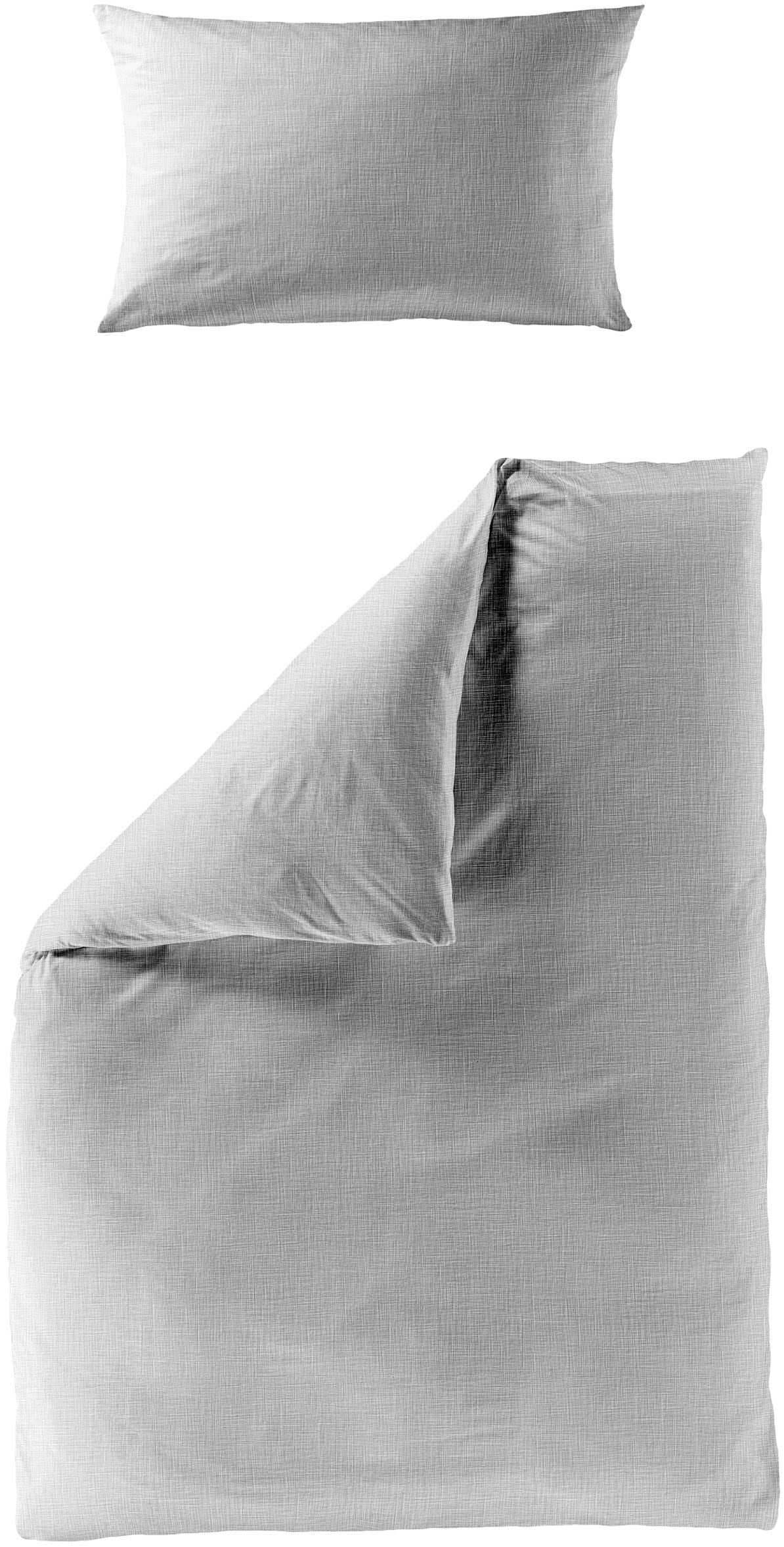 BIERBAUM Bettwäsche "4129" 2 Stk. tlg. Musselin, 100 % Baumwolle, pflegeleicht, bügelfrei von Bierbaum