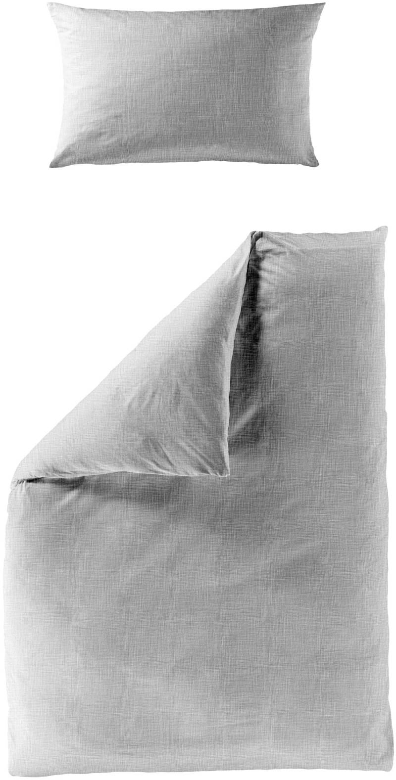 BIERBAUM Bettwäsche "4129" 2 Stk. tlg. Musselin, 100 % Baumwolle, pflegeleicht, bügelfrei von Bierbaum