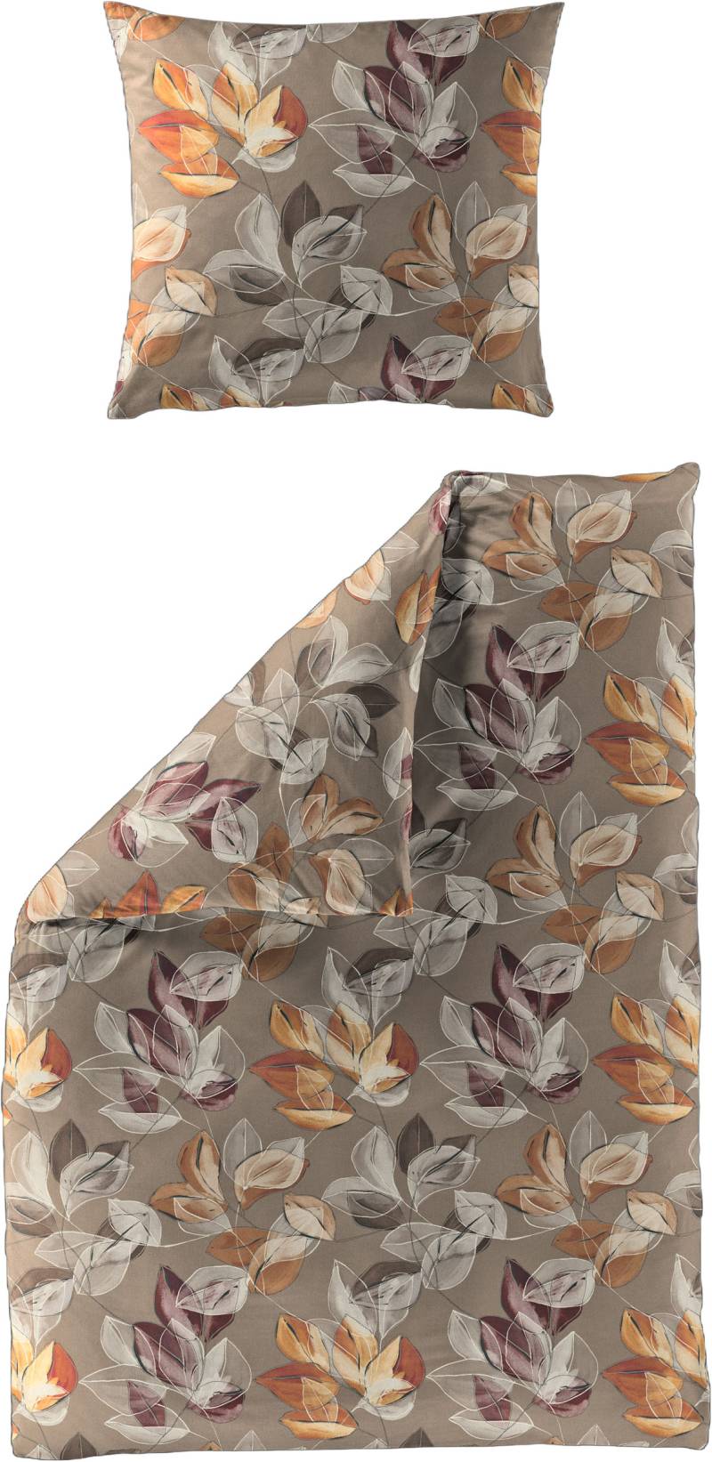 BIERBAUM Bettwäsche "4136" 2 Stk. tlg. Biber, 100 % Baumwolle, pflegeleicht, kuschelig weich von Bierbaum