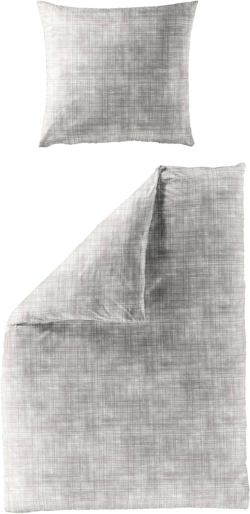 BIERBAUM Bettwäsche "4172" 2 Stk. tlg. Mako-Satin, 100 % Baumwolle, pflegeleicht von Bierbaum