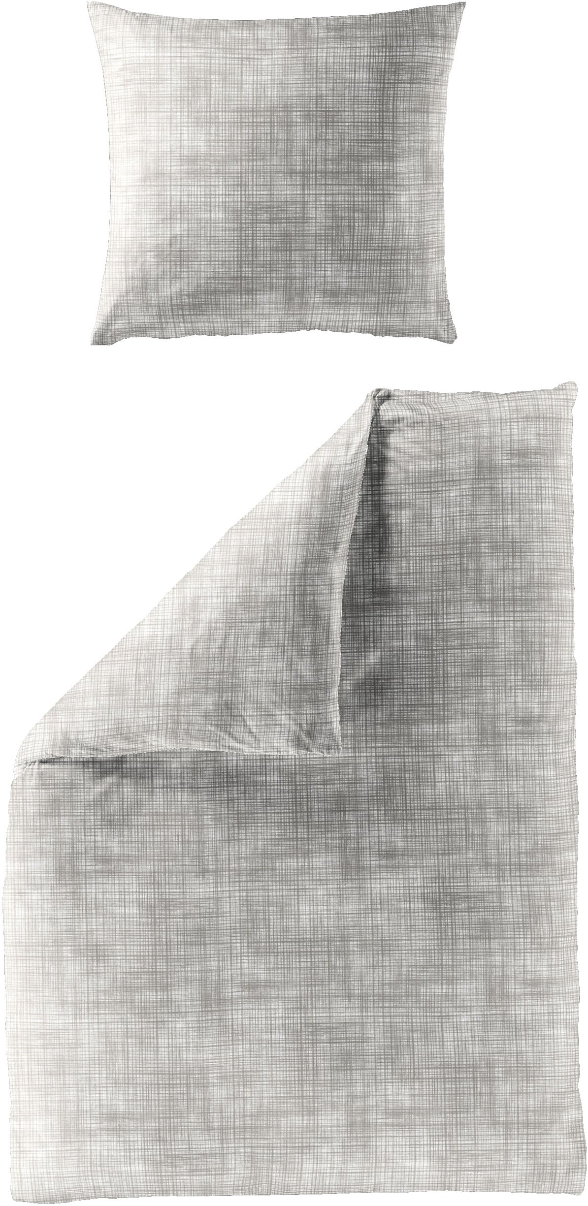 BIERBAUM Bettwäsche "4172" 2 Stk. tlg. Mako-Satin, 100 % Baumwolle, pflegeleicht von Bierbaum