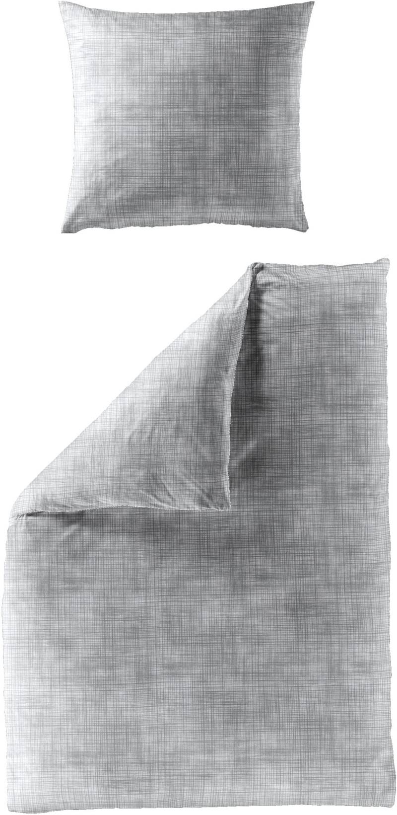 BIERBAUM Bettwäsche "4172" 2 Stk. tlg. Mako-Satin, 100 % Baumwolle, pflegeleicht von Bierbaum