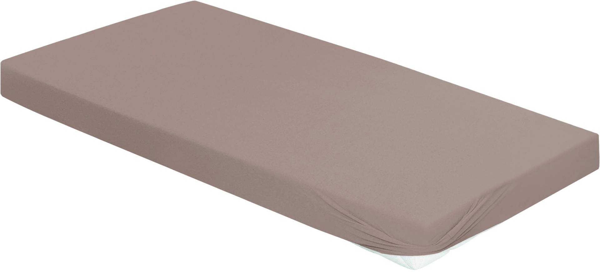 BIERBAUM Spannbettlaken "Jersey" 95 % Baumwolle und 5 % Elasthan für optimale Weichheit und Dehnbarkeit von Bierbaum