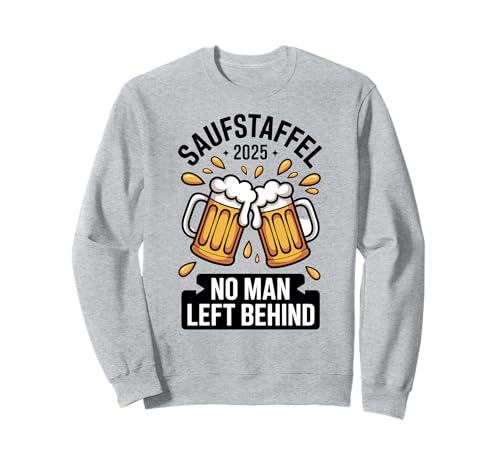Gruppe Oktoberfest Saufstaffel 2025 No Man Left Behind Sweatshirt Gruppe Oktoberfest Saufstaffel 2025 No Man Left Behind Sweatshirt von Bierfreunde JGA Oktoberfest Gruppen Shirts