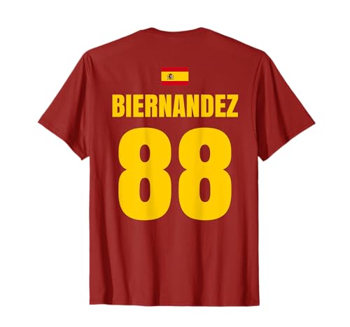 Biernandez Spanien Sauf Trikot Herren Partyurlaub T-Shirt von Biernandez Spanien Sauf Trikot Partyurlaub