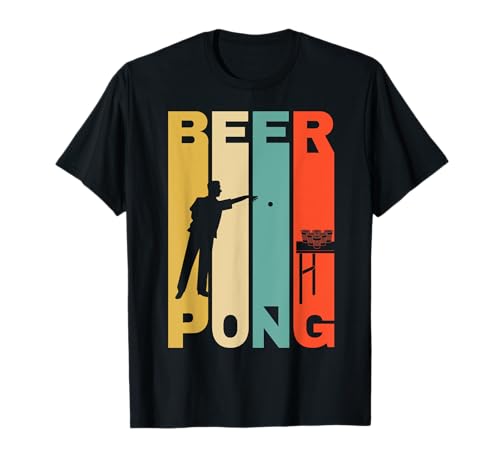 Retro Beer Pong | Party Bierpong Becher Spiel | Bierpong T-Shirt Retro Beer Pong | Party Bierpong Becher Spiel | Bierpong T-Shirt von Bierpong Becher Spiel und lustige Trinkspiele