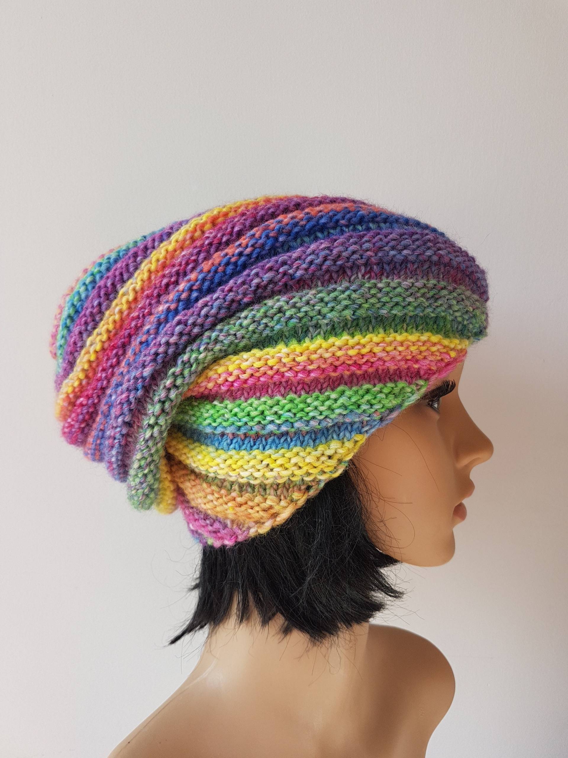 Gestrickte Schnecke Mütze, Winter Beanie, Slouchy Boho Mütze Für Frau Gestrickte Schnecke Mütze, Winter Beanie, Slouchy Boho Mütze Für Frau von Bietas