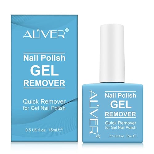 Magic Nagellackentferner Für Gelnägel, Gelnägel Shellac Entferner, Gel Polish Remover Für Nail Art, Der Das Infiltrierende Gelöl Einfach Und Schnell Entfernt, Schadet Dem Nagel Nicht, 15ml von Bieyoc