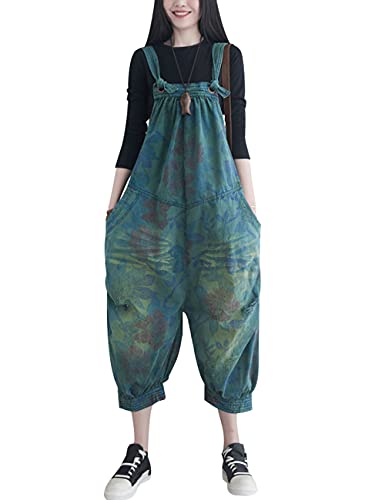 Bifscebn Damen Zerrissene Overalls Latzhose Baggy Ärmellos Lässige Jeans-Overalls Style 3 von Bifscebn