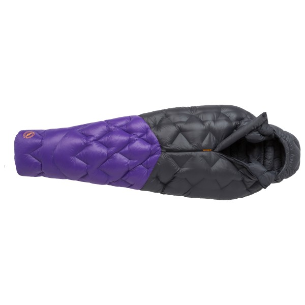 Big Agnes - Fly Creek UL 25 - Daunenschlafsack Gr Regular - 183 cm schwarz/lila von Big Agnes