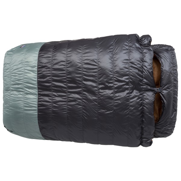 Big Agnes - King Solomon 20 - Daunenschlafsack Gr 183 cm - Double Wide schwarz/grün von Big Agnes