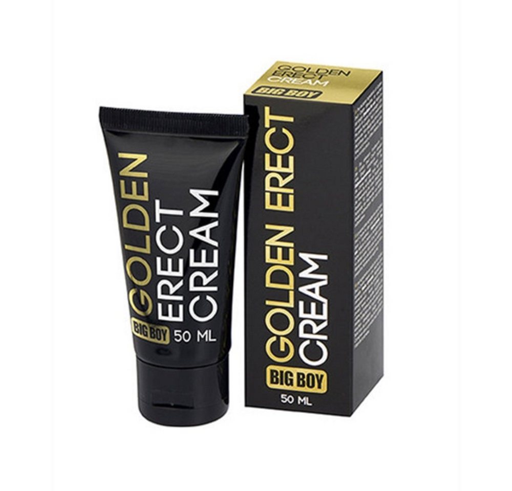 Big Boy Verzögerungsmittel Golden Erect Cream, erektionsfördernde Creme für Männer, Tube mit 50ml, 1-tlg., Creme für eine vergrößerte Erektion Big Boy Verzögerungsmittel Golden Erect Cream, erektionsfördernde Creme für Männer, Tube mit 50ml, 1-tlg., Creme für eine vergrößerte Erektion von Big Boy
