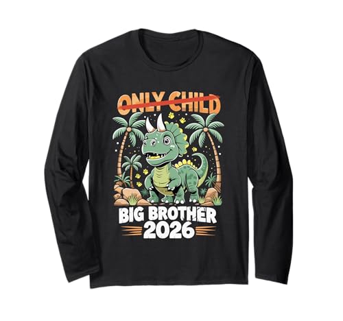 Big Brother 2026 Dino-Design für Kinder, die Familie feiern Langarmshirt von Big Brother Dino 2026 Family Celebration Apparel