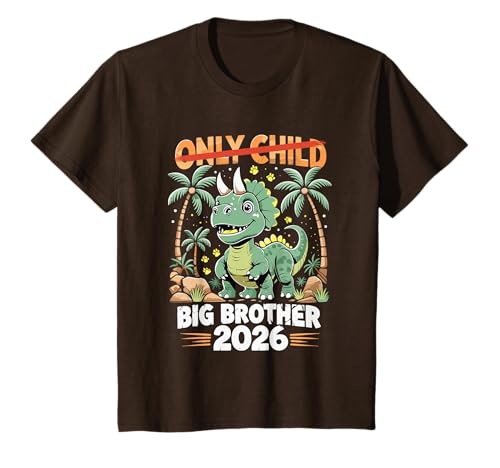 Kinder Big Brother 2026 Dino-Design für Kinder, die Familie feiern T-Shirt von Big Brother Dino 2026 Family Celebration Apparel