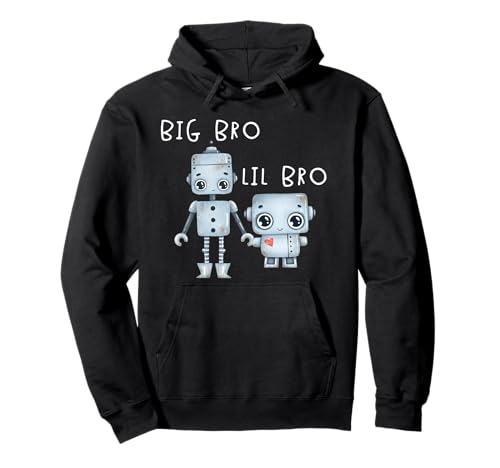 Robo Boy für Lil Bro Big Bro Passender Brother Dude Robotics Pullover Hoodie Robo Boy für Lil Bro Big Bro Passender Brother Dude Robotics Pullover Hoodie von Big Brother Little Brother Birthday Boy Robot Bot
