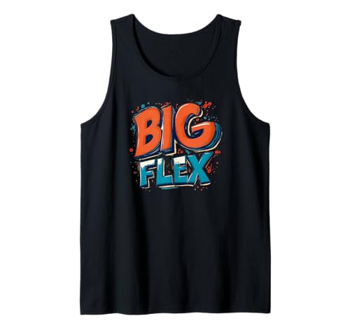 Big Flex zeigt Stärke bei jeder Bewegung für Erwachsene und Kinder Tank Top von Big Flex Outfit