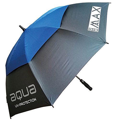 BIG MAX I-Dry Aqua Golf Regenschirm mit UV Schutz - 100% Wasserdicht (Blau) von Big Max