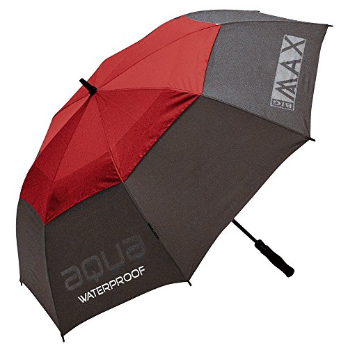 BIG MAX I-Dry Aqua Golf Regenschirm mit UV Schutz - 100% Wasserdicht (Rot) von Big Max
