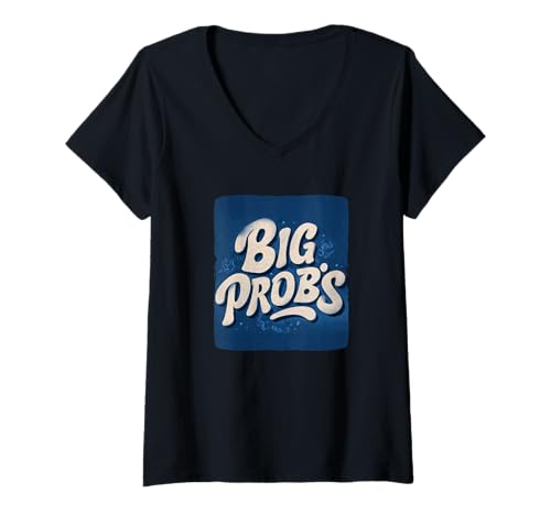 Damen Awesome Big Probs Speech Kostüm T-Shirt mit V-Ausschnitt Damen Awesome Big Probs Speech Kostüm T-Shirt mit V-Ausschnitt von Big Probs Outfit