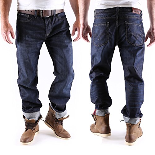 Big Seven Blake Dakota Wash Regular Fit Herren Jeans Hose, Hosengröße:W44/L30 von Big Seven