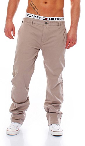 Big Seven Evan Chino Pant Regular Fit Herren Hose, Hosengröße:W42/L32, Farbe:Beige von Big Seven