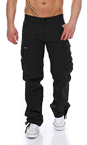 Big Seven Brian Cargo Hose Comfort Fit Herren Jeans schwarz, Hosengröße:W30/L30 von Big Seven