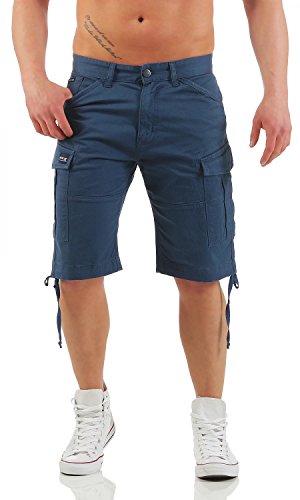 Big Seven Brian Cargo Shorts Comfort Herren, Hosengröße:W42, Farbe:Deep Ocean von Big Seven