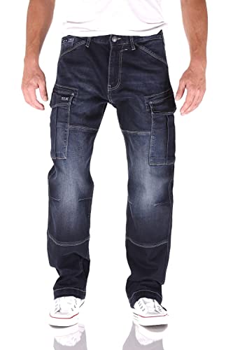 Big Seven Brian SLC Cargo Comfort Fit Herren Jeans, Hosengröße:W30/L32 von Big Seven