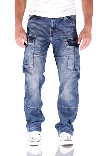 Big Seven Brian Vintage Aged Cargo Herren Jeans, Hosengröße:W32/L30 von Big Seven