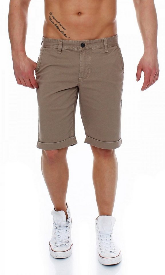 Big Seven Jeansshorts Big Seven Mason Chino Shorts Herren Bermuda Hose von Big Seven