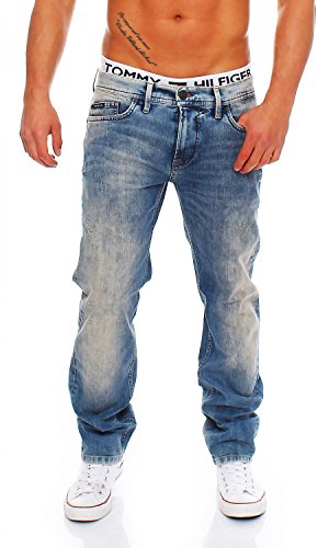 Big Seven Morris Medium Blue Regular Fit Herren Jeans Hose, Hosengröße:W31/L32 von Big Seven