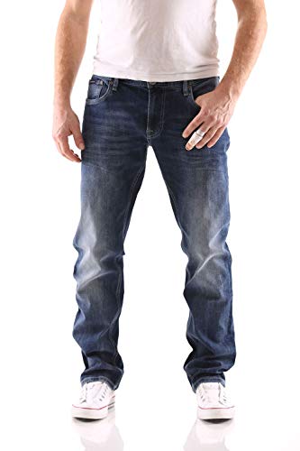 Big Seven Stanley Graduate Blue Regular Herren Jeans, Hosengröße:W32/L34 von Big Seven