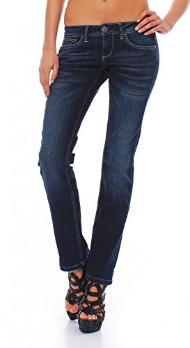 Big Seven Suzann Dark Blue Straight Fit Damen Jeans, Hosengröße:W26/L34 von Big Seven