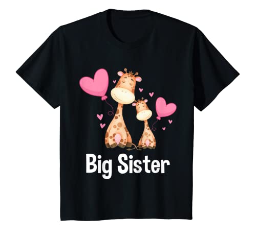 Kinder Big Sister Giraffe T-Shirt von Big Sister Outfit