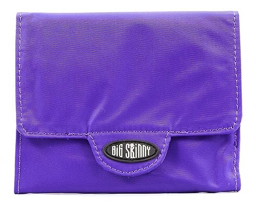 Big Skinny RFID-blockierende Trixie Trifold Geldbörse, hält bis zu 30 Karten, Violett von Big Skinny