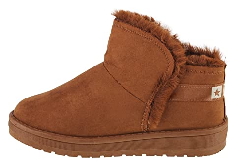 Big Star Damen, Winter Boots, Brown, 39 EU von Big Star