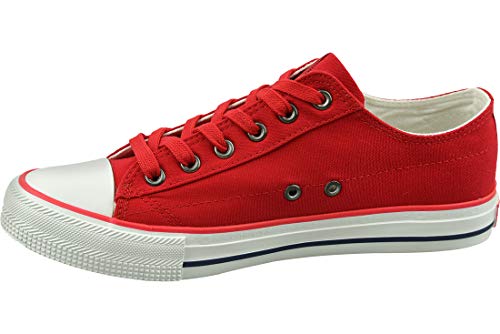 Big Star Damen DD274339_39 Plimsolls, Red, EU von Big Star