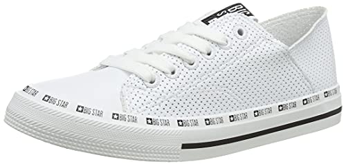 Big Star Damen FF274024_39 Plimsolls, White, EU von Big Star