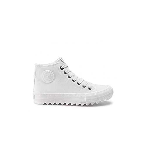 Big Star Damen Plimsolls, White, 38 EU von Big Star