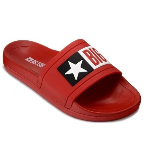 Big Star Damen Rubber Beach Slippers W Dd274a267 Rot Flipflop, 38 EU von Big Star