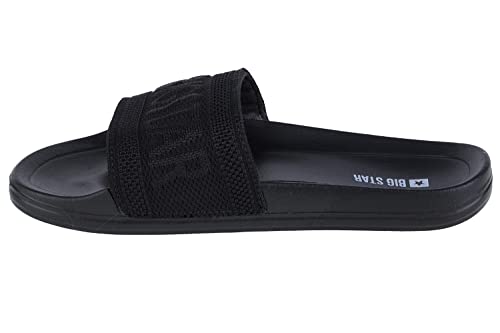 Big Star Damen Slides, Black, 39 EU von Big Star