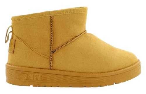 Big Star Damen Snow Boots On The W Int1749b Camel Platform Schneestiefel, braun, 39 EU von Big Star
